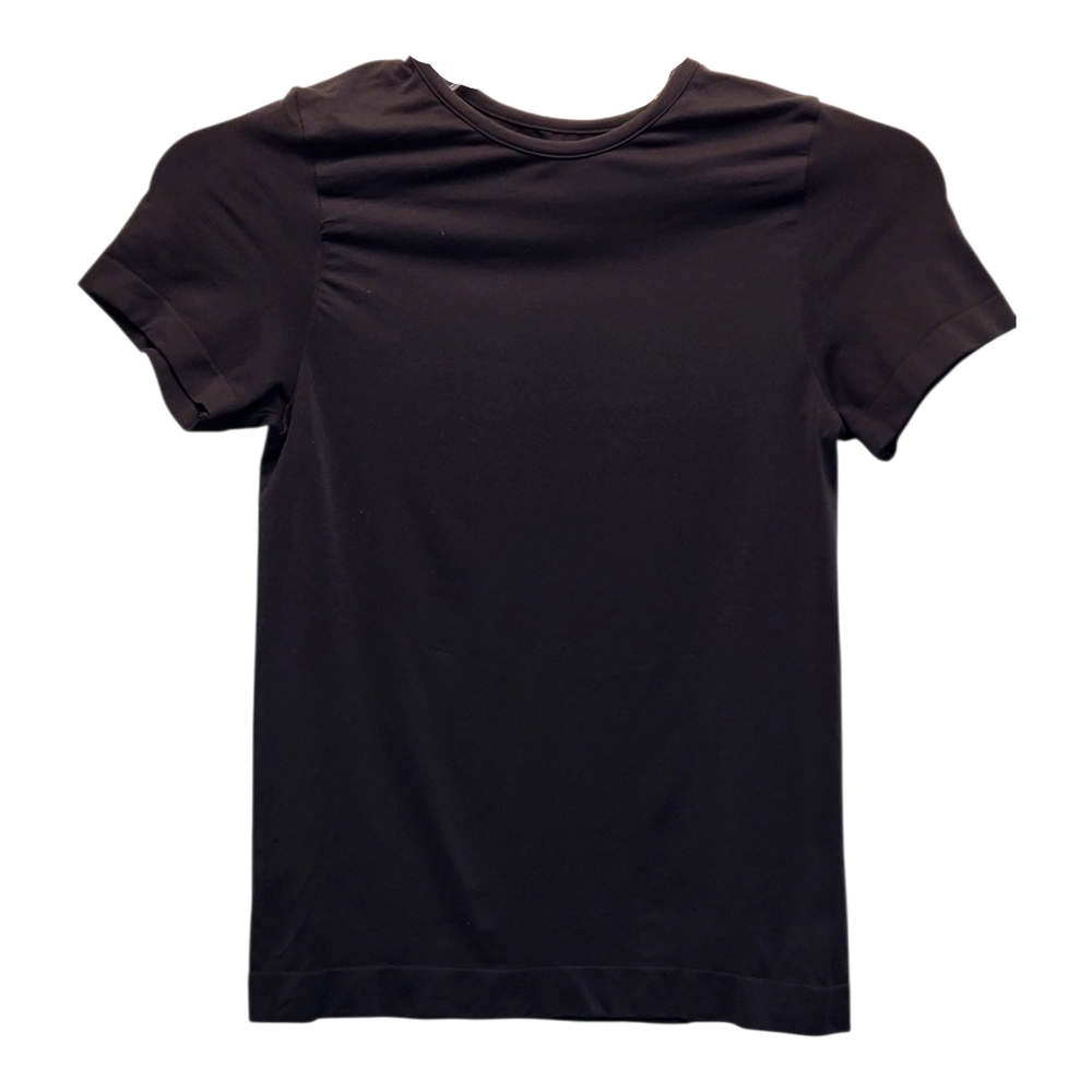 SKIMS Black Soft Smoothing Seamless T-Shirt - Size M